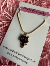 Load image into Gallery viewer, Black Cat Necklace
