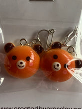 Load image into Gallery viewer, Bear Clip On Earrings
