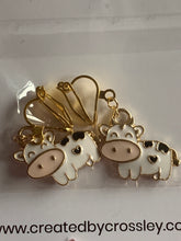 Load image into Gallery viewer, Cow Clip On Earrings
