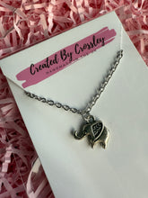 Load image into Gallery viewer, Elephant Charm Necklace
