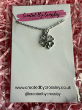 Load image into Gallery viewer, Four Leaf Clover Charm Necklace
