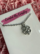 Load image into Gallery viewer, Four Leaf Clover Charm Necklace
