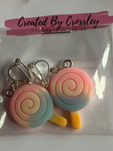 Load image into Gallery viewer, Colour Fade Lolly Clip On Earrings
