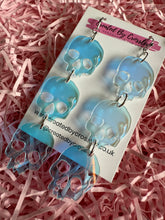 Load image into Gallery viewer, Triple Skull Charm Earrings
