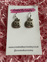 Load image into Gallery viewer, Pumpkin/Jack-o’-lantern Charm Earrings

