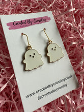 Load image into Gallery viewer, Happy Ghost Charm Earrings
