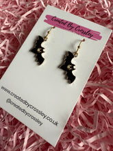 Load image into Gallery viewer, Bat Charm Earrings

