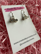 Load image into Gallery viewer, Pumpkin Carriage Charm Earrings
