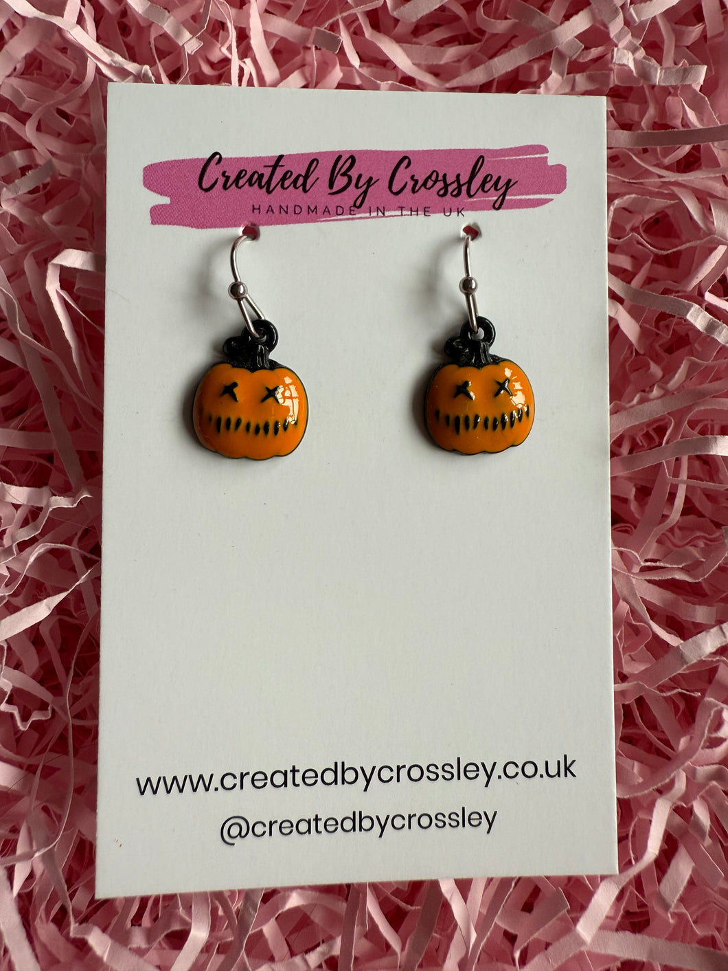 Pumpkin Charm Earrings