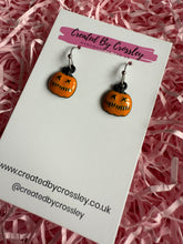 Load image into Gallery viewer, Pumpkin Charm Earrings
