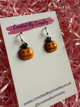 Load image into Gallery viewer, Pumpkin Charm Earrings
