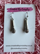 Load image into Gallery viewer, Microphone Charm Earrings
