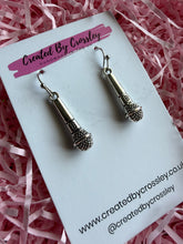 Load image into Gallery viewer, Microphone Charm Earrings

