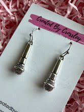 Load image into Gallery viewer, Microphone Charm Earrings
