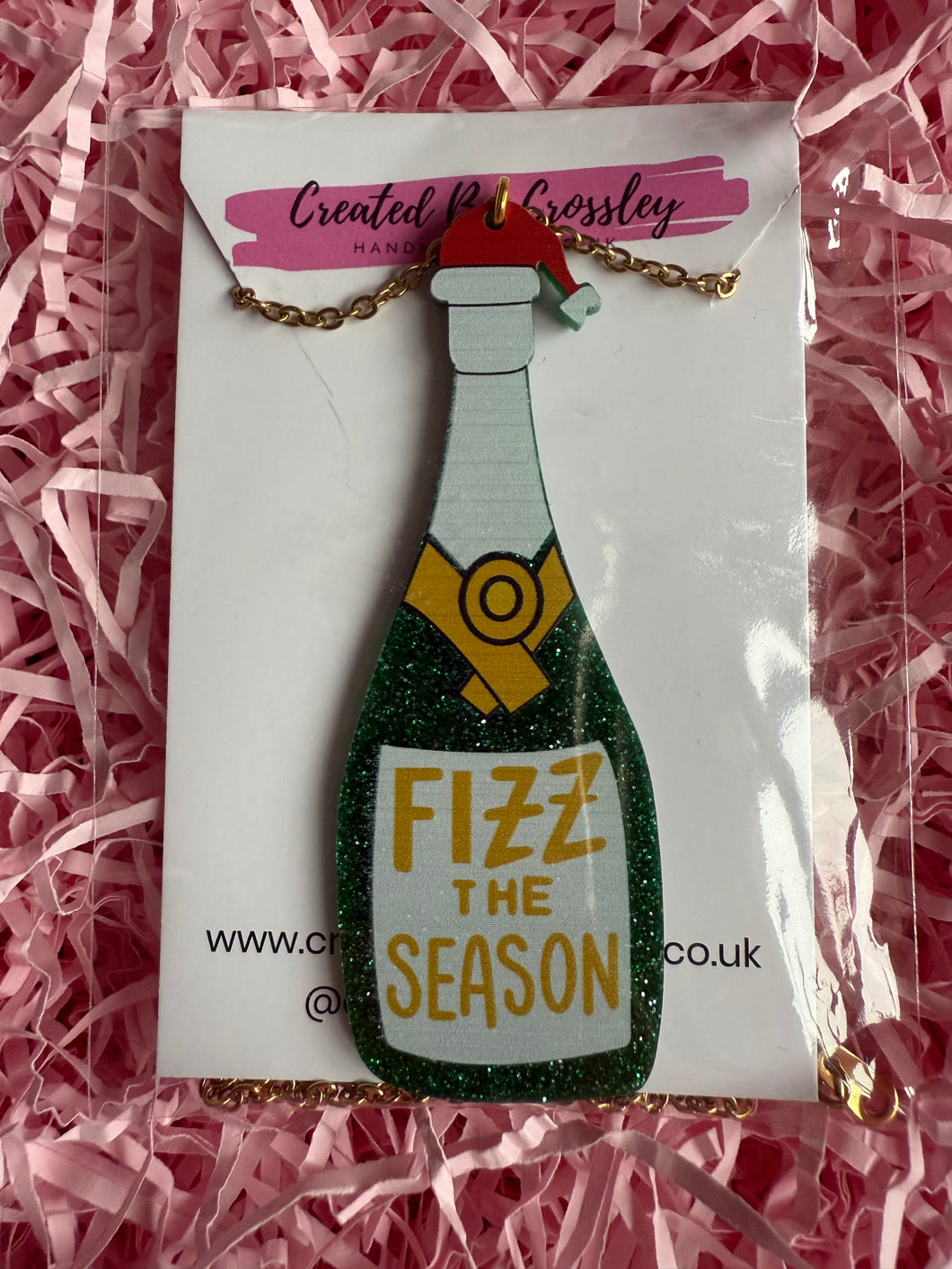 Fizz the Season Charm Necklace