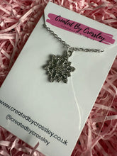 Load image into Gallery viewer, Sparkly Snowflake Charm Necklace
