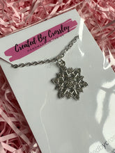 Load image into Gallery viewer, Sparkly Snowflake Charm Necklace
