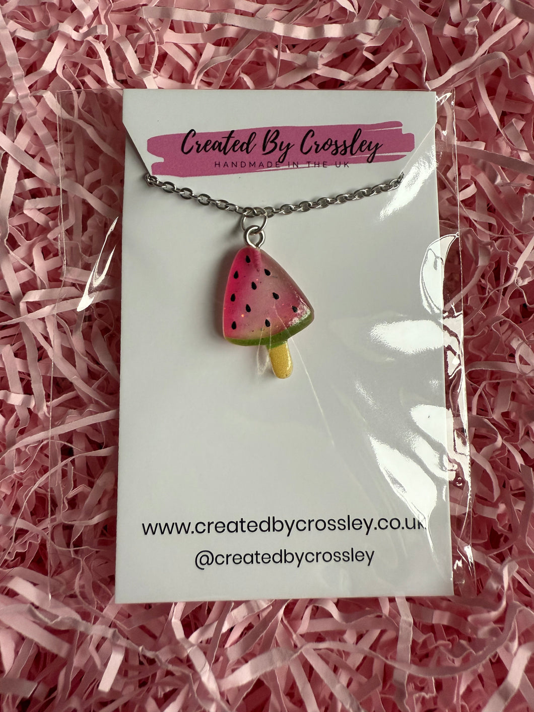Watermelon Charm Necklace