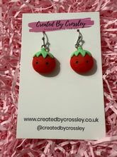 Load image into Gallery viewer, Tomato Charm Earrings
