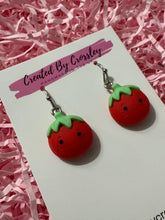 Load image into Gallery viewer, Tomato Charm Earrings

