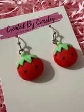 Load image into Gallery viewer, Tomato Charm Earrings
