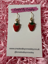 Load image into Gallery viewer, Strawberry Earrings
