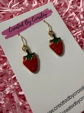 Load image into Gallery viewer, Strawberry Earrings
