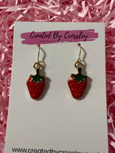 Load image into Gallery viewer, Strawberry Earrings
