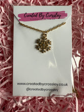 Load image into Gallery viewer, Snowflake Charm Necklace
