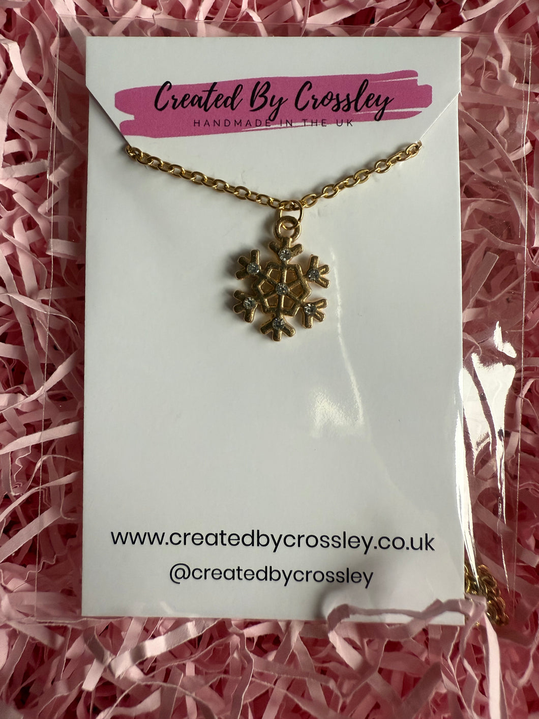 Snowflake Charm Necklace