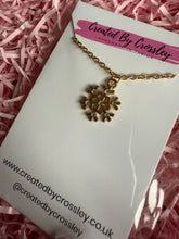 Load image into Gallery viewer, Snowflake Charm Necklace
