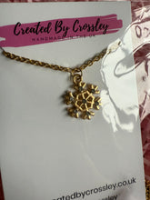 Load image into Gallery viewer, Snowflake Charm Necklace
