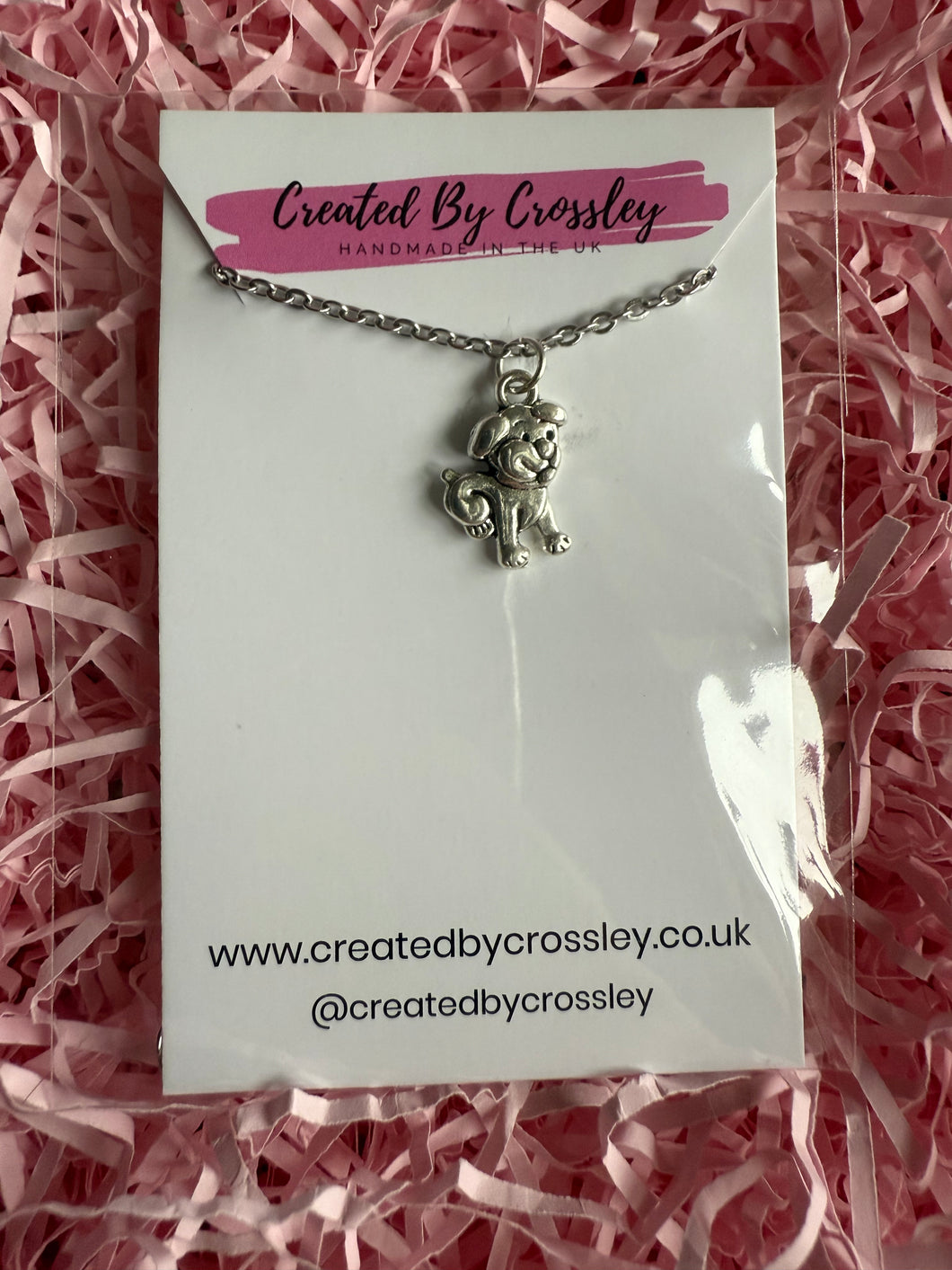 Puppy Dog Charm Necklace