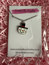 Load image into Gallery viewer, Snowman Charm Necklace
