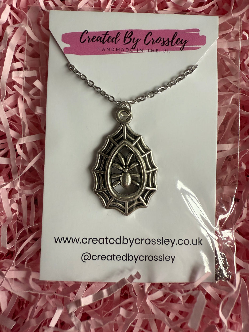 Spider Charm Necklace