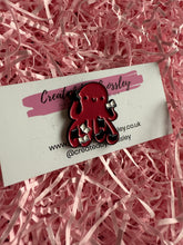 Load image into Gallery viewer, Reading Octopus Pin Badge
