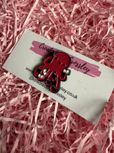 Load image into Gallery viewer, Reading Octopus Pin Badge
