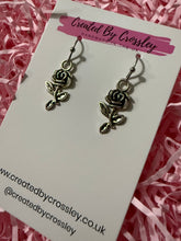 Load image into Gallery viewer, Rose Charm Earrings
