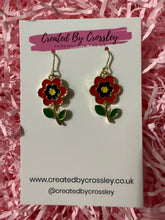 Load image into Gallery viewer, Poppy Charm Earrings
