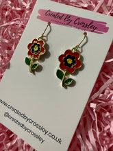 Load image into Gallery viewer, Poppy Charm Earrings
