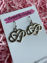 Load image into Gallery viewer, Infinity Heart Charm Earrings
