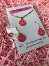 Load image into Gallery viewer, Smiley face charm jewellery set
