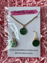 Load image into Gallery viewer, Smiley face charm jewellery set
