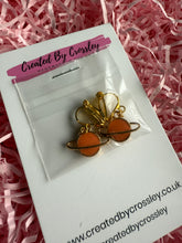 Load image into Gallery viewer, Space/Planet Clip On Earrings
