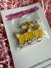 Load image into Gallery viewer, Corgi Dog Clip On Earrings
