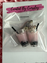 Load image into Gallery viewer, Bubble Tea Clip On Earrings
