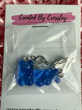 Load image into Gallery viewer, Blue Gummy Bear Clip On Earrings
