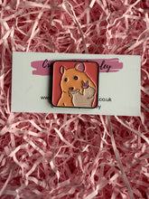 Load image into Gallery viewer, Posing Hamster Pin Badge
