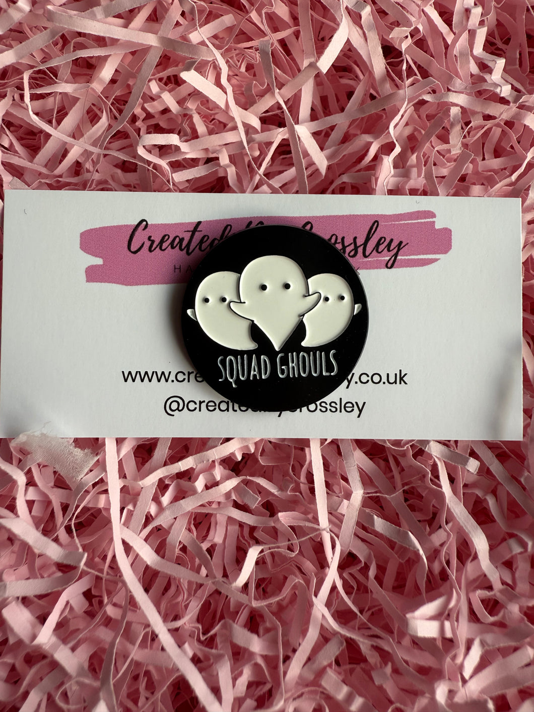 Squad Ghouls Ghosts Pin Badge