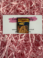 Load image into Gallery viewer, Capybara Painting Pin Badge
